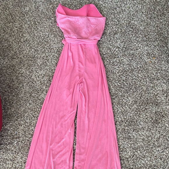 Pink slinky jumper with belt - Picture 2 of 8